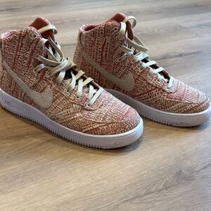 Nike High-Top Sneakers - orange and Cream Men's